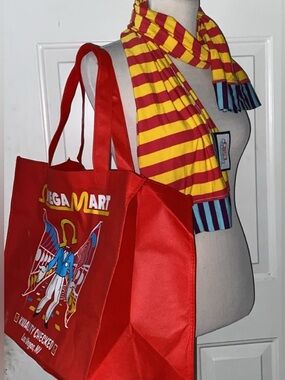 Large Omega Mart Tote Bag with Experience Tube Meow Wolf